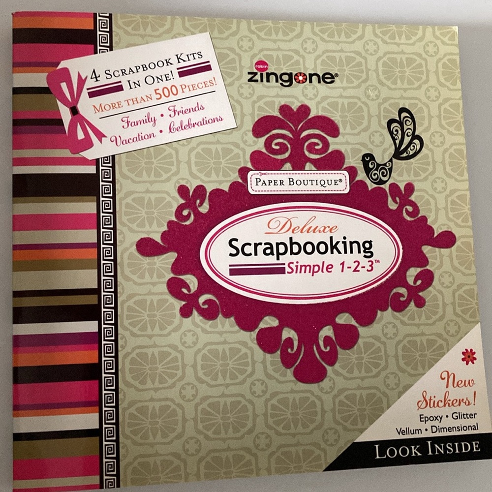 Robin Zingone Paper Boutique Deluxe Scrapbooking Pad Kit, New